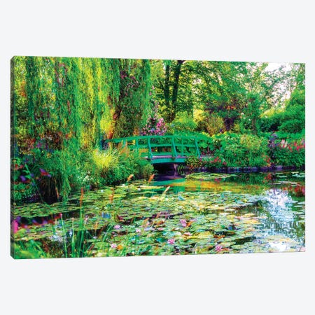 Monets Garden In Giverny France Canvas Print #SKR320} by Susanne Kremer Canvas Artwork
