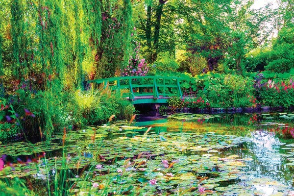 Hyperreal Landscape Photography: Monets Garden In Giverny France by Susanne Kremer
