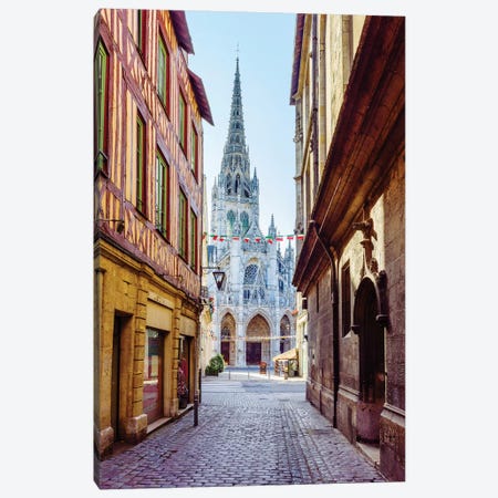 Cathedral Of Maclouse Rouen France Canvas Print #SKR327} by Susanne Kremer Canvas Art Print