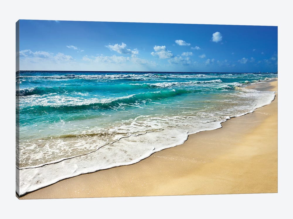 Cancun Beach II   by Susanne Kremer 1-piece Canvas Art