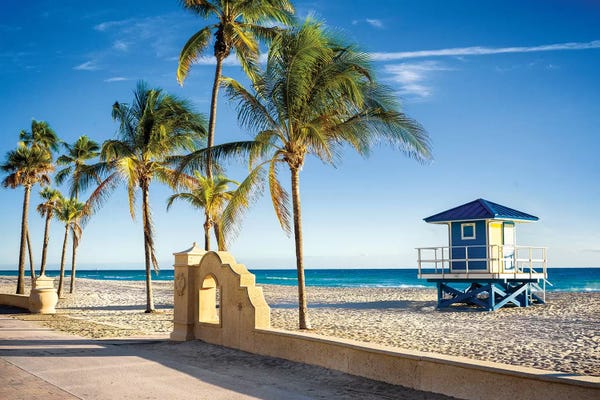 Florida: Beach Promenade Florida by Susanne Kremer