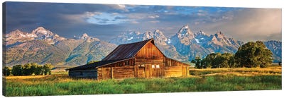 Grand Teton Panorama, Grand Teton National Park, Wyoming Canvas Art Print - Places