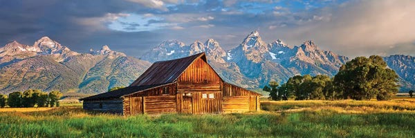 Large Photography - Canvas Prints: Grand Teton Panorama, Grand Teton National Park, Wyoming by Susanne Kremer