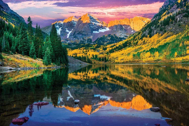 Rise And Shine, Maroon Bells , Aspen Colorado