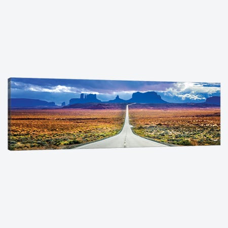 Stormy Road To Monument Valley Canvas Print #SKR359} by Susanne Kremer Canvas Print