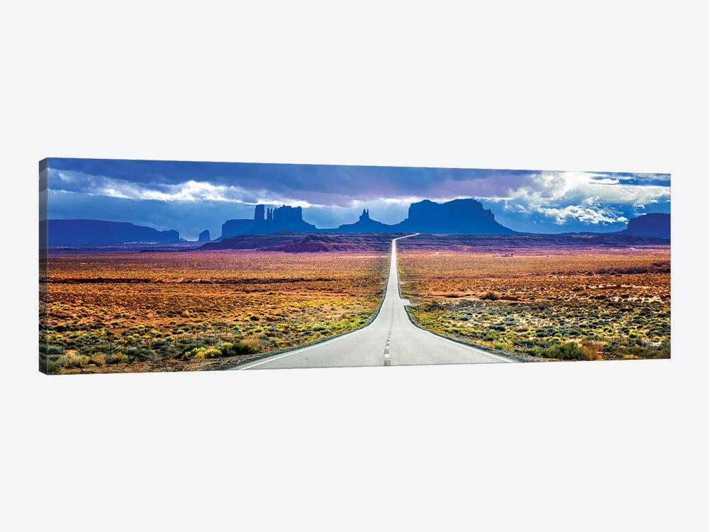 Stormy Road To Monument Valley by Susanne Kremer 1-piece Canvas Art Print