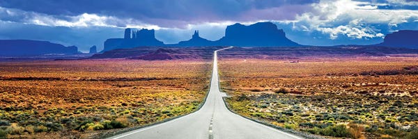 Monument Valley: Stormy Road To Monument Valley by Susanne Kremer