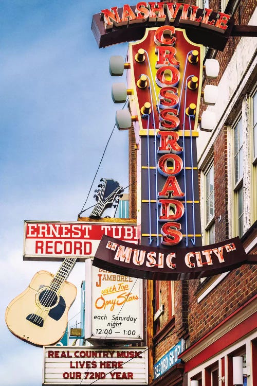 Nashville Music City by Susanne Kremer wall art