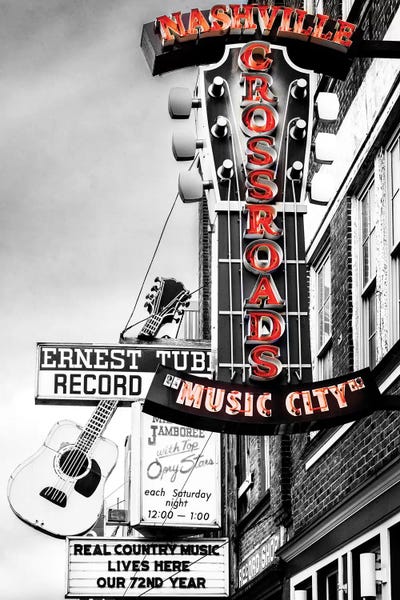 Tennessee: Nashville Music City Red by Susanne Kremer