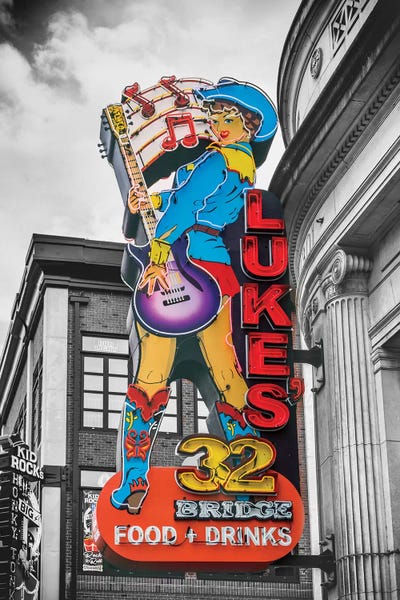 Tennessee: Nashville Lukes Neon Sign by Susanne Kremer