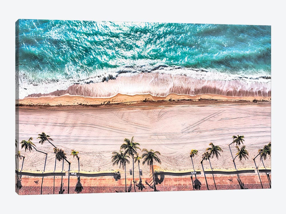 Stormy Beach Day by Susanne Kremer 1-piece Canvas Art