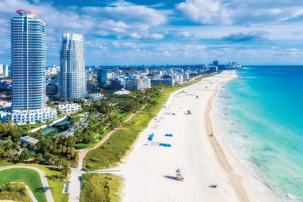 Florida Beaches: Miami Beach Florida by Susanne Kremer