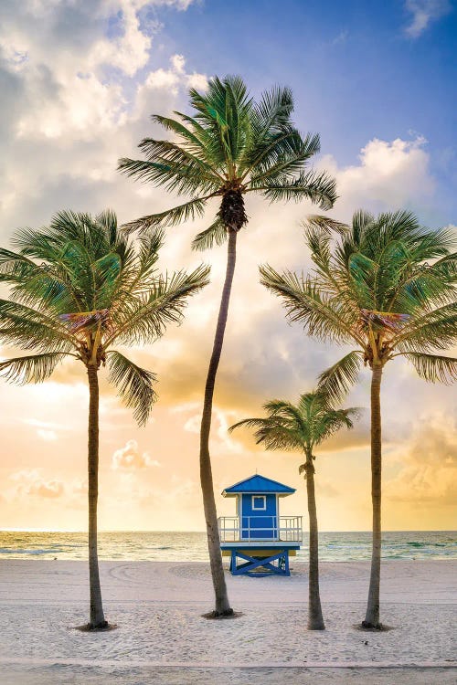Florida Beach Sunrise by Susanne Kremer wall art
