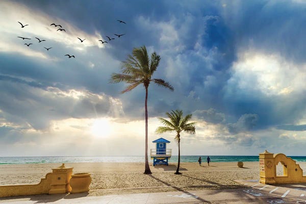 Florida Beaches: Stormy Days by Susanne Kremer