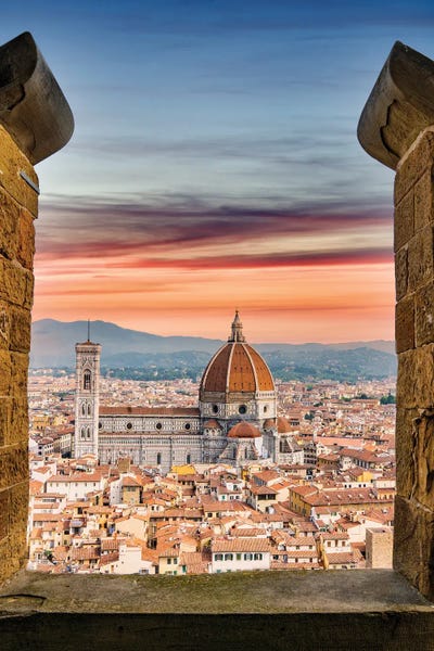 Florence: Florence From The Top,Italy by Susanne Kremer