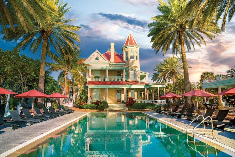 Key West historic Mansion, Florida