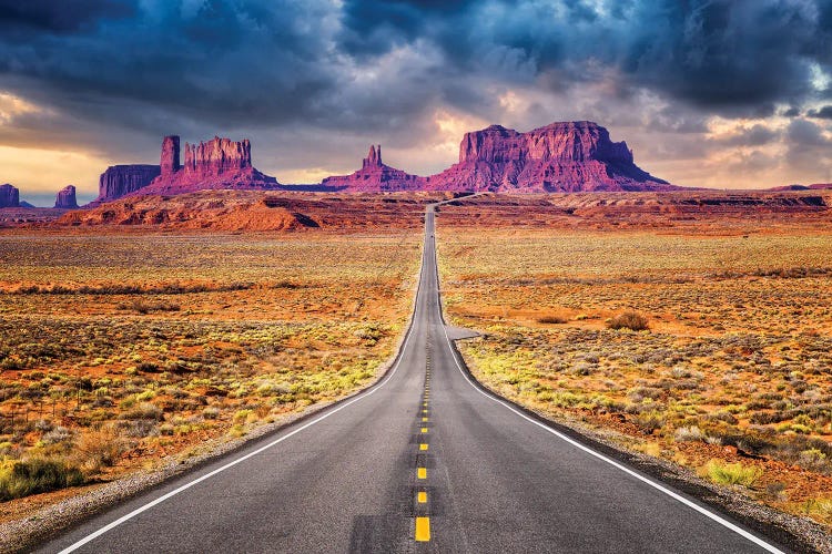 Road Trip I, Road To Monument Valley,Arizona