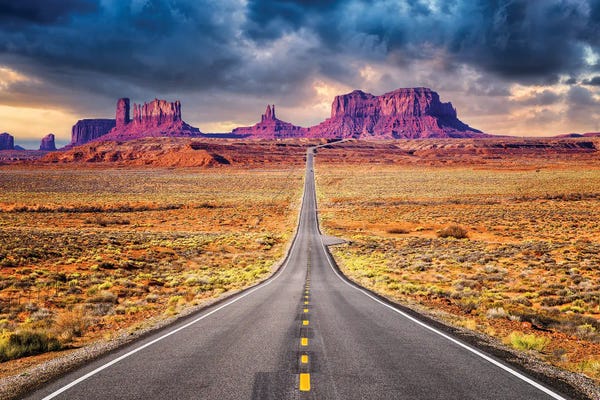 Arizona: Road Trip I, Road To Monument Valley,Arizona by Susanne Kremer