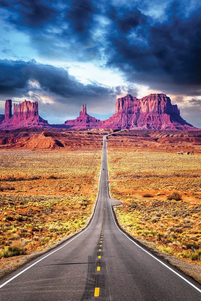 Monument Valley: Road Trip II, Road To Monument Valley Arizona by Susanne Kremer