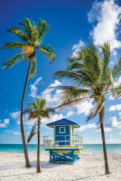 Large Photography - Canvas Prints: Happy Hour At The Beach, South Florida by Susanne Kremer
