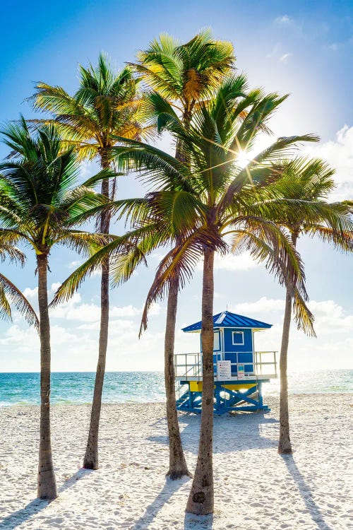 Sunny Beach Days, South Florida by Susanne Kremer wall art