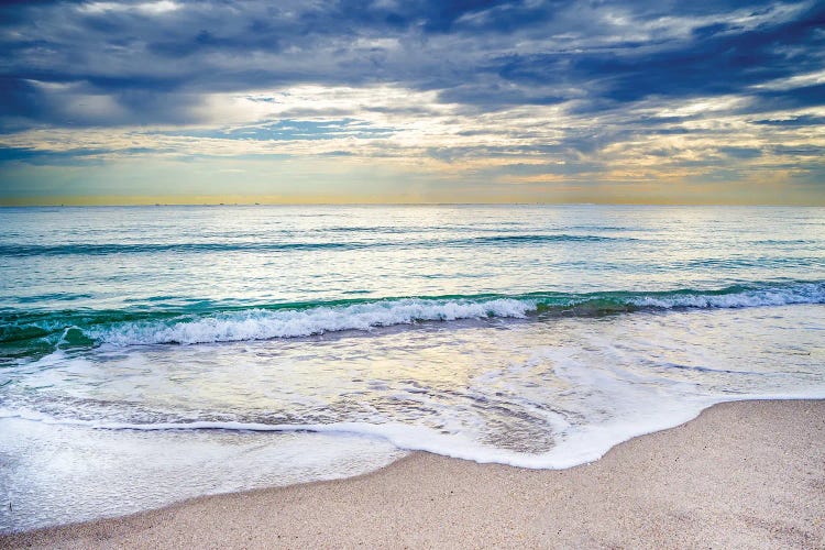 Gentle Waves At The Beach by Susanne Kremer wall art