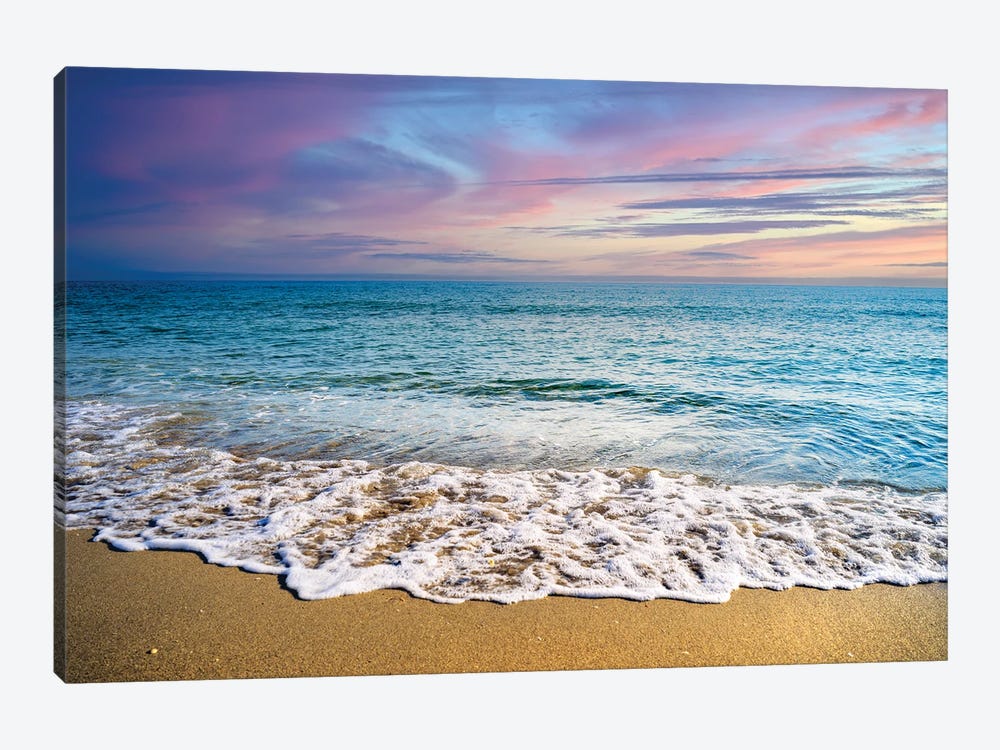 Romantic Beach Sunrise, South Florida by Susanne Kremer 1-piece Canvas Art Print