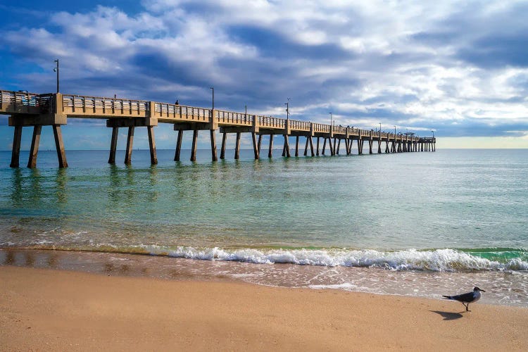 Stormy Clouds Over The Pier, Florida