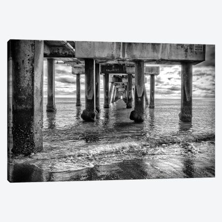 Hiding From The Storm, Black And White ,South Florida Canvas Print #SKR443} by Susanne Kremer Canvas Print