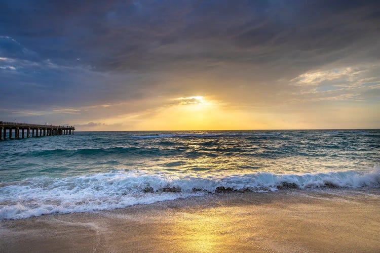 Serene Sunrise At The Beach, Miami,South Florida by Susanne Kremer wall art