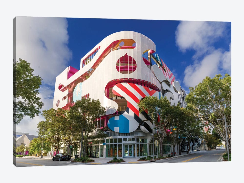 Architecture, Miami Florida by Susanne Kremer 1-piece Canvas Artwork