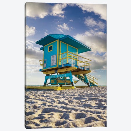 Miami Beach Sand, Florida Canvas Print #SKR461} by Susanne Kremer Canvas Art Print