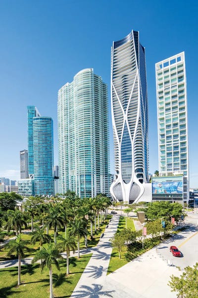 Miami Architecture High-Rise Modern by Susanne Kremer canvas print