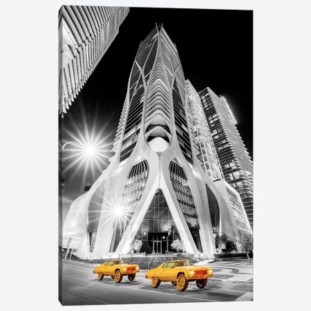 Miami Nights And Big Wheel Cars The Donk Canvas Print #SKR485} by Susanne Kremer Canvas Artwork