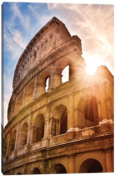 Colosseum  Canvas Art Print - Rome Art