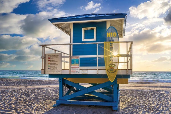 Florida: South Florida Beach Morning Star by Susanne Kremer