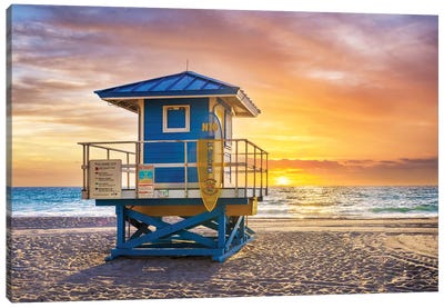 Florida Sunrise Canvas Art Print - Florida Art