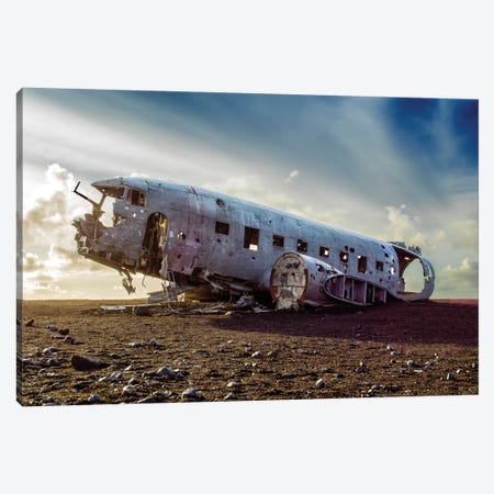 Aircraft Wreck DC3 Canvas Print #SKR4} by Susanne Kremer Canvas Art Print