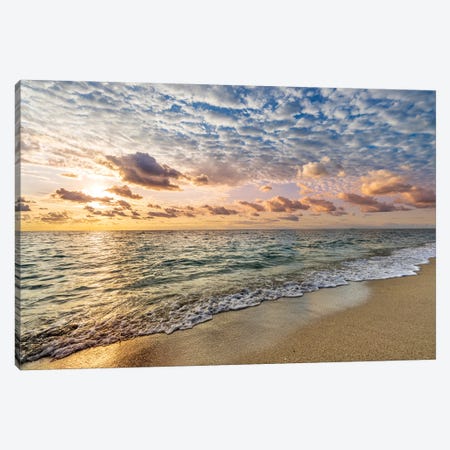 Soft Sunrise Miami Beach,Florida Canvas Print #SKR500} by Susanne Kremer Canvas Artwork