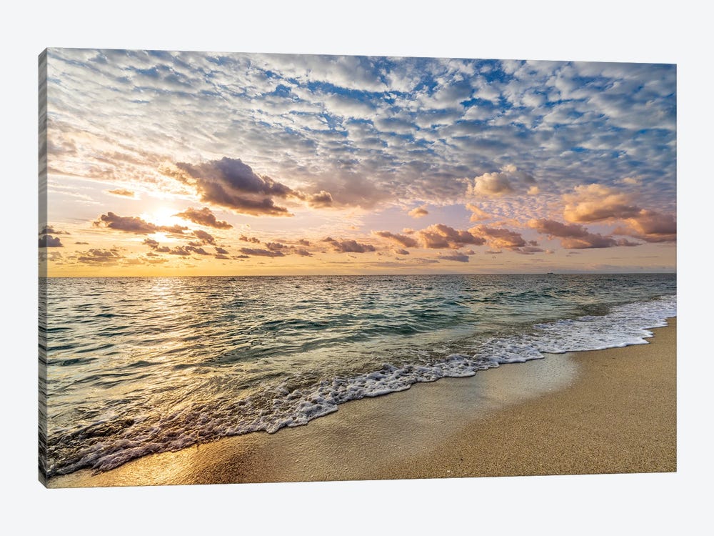 Soft Sunrise Miami Beach,Florida by Susanne Kremer 1-piece Art Print