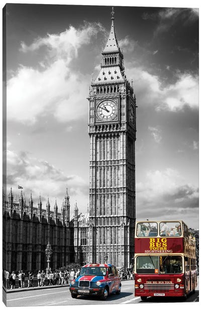 London Calling, Big Ben London, United Kingdom Canvas Art Print - England Art