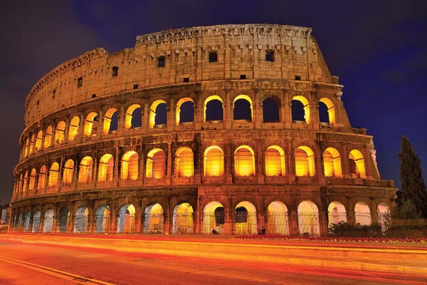 Lazio: Colosseum At Night III by Susanne Kremer