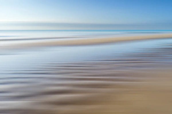 Abstract Photography: Beach Abstract IV by Susanne Kremer