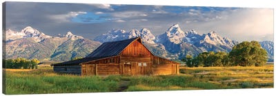 Historic Barn Grand Teton , Wyoming Canvas Art Print - Nature Panoramics