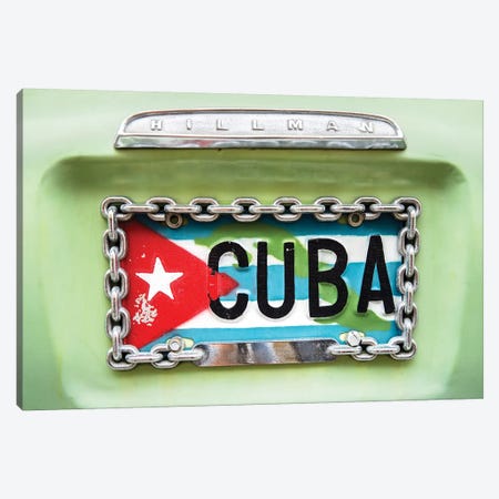 Cuban Plate, Streets of Havana  Canvas Print #SKR55} by Susanne Kremer Canvas Artwork