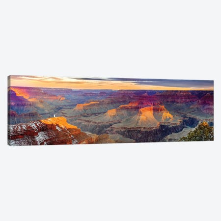 Grand Canyon Glow At Sunset Canvas Print #SKR575} by Susanne Kremer Canvas Art