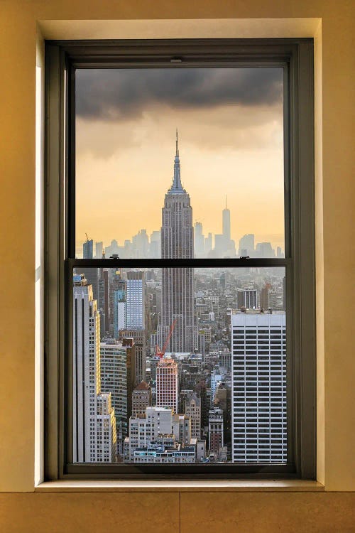 New York City Window Empire State Building