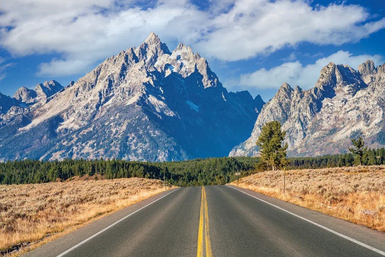 The Road To Grand Teton by Susanne Kremer wall art