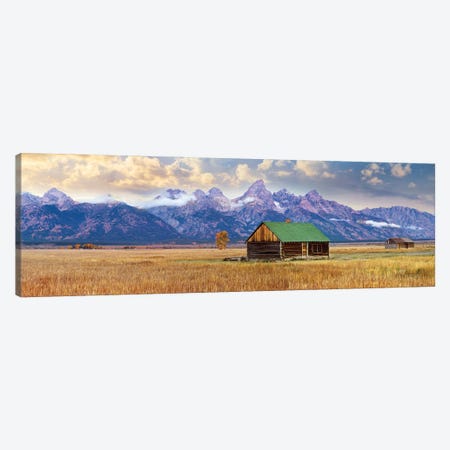 Little House In The Prairie Grand Teton Canvas Print #SKR595} by Susanne Kremer Canvas Art