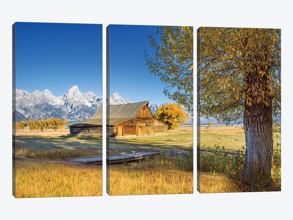 Grand Teton Calmness by Susanne Kremer 3-piece Canvas Artwork